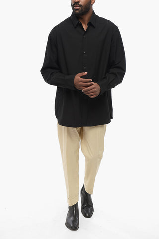 Standard Collar Popeline Cotton Oversized Shirt