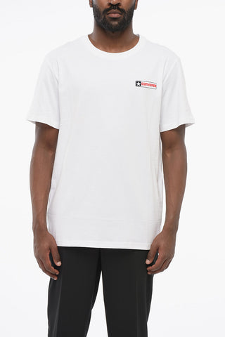 Standard-Fit Rundhals-T-Shirt mit Maxi-Print auf dem Rücken