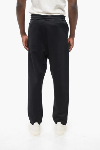 Joggers in Neoprene con Pince Frontale