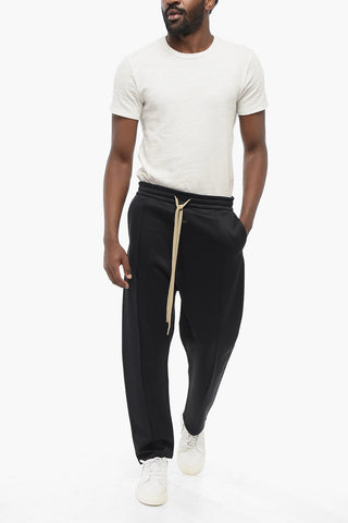 Joggers in Neoprene con Pince Frontale