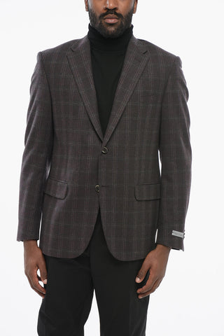 Virgin Wool Blazer with Flap Pockets