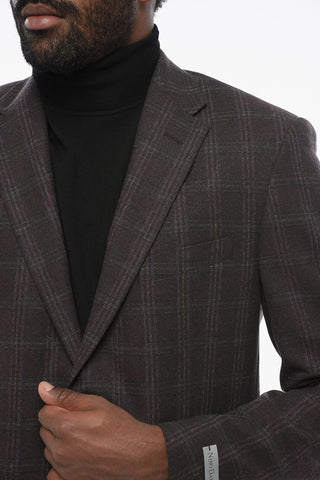 Virgin Wool Blazer with Flap Pockets