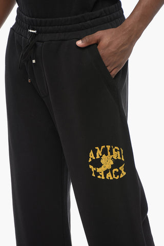 Joggers VARSITY con Stampe Floccate e Coulisse alla Caviglia