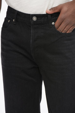Shorts in Denim con Fondo Sfrangiato