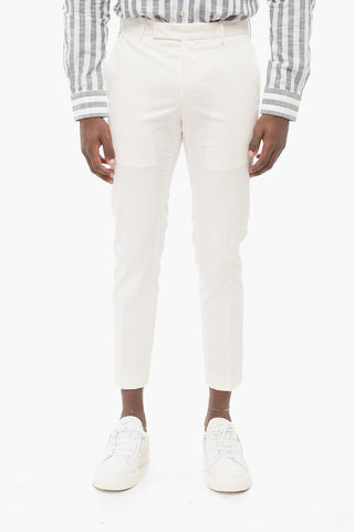 Stretch Cotton Slim Fit Chinos Pants