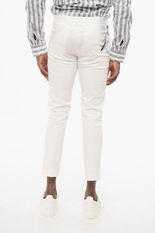 Stretch Cotton Slim Fit Chinos Pants