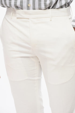 Stretch Cotton Slim Fit Chinos Pants