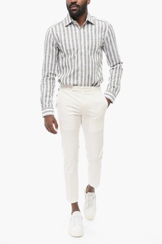 Stretch Cotton Slim Fit Chinos Pants