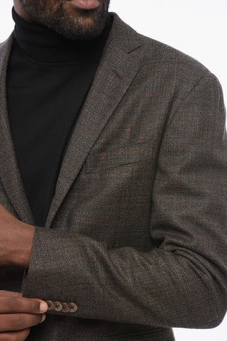 Blazer in Lana Vergine con Tasche ad Aletta