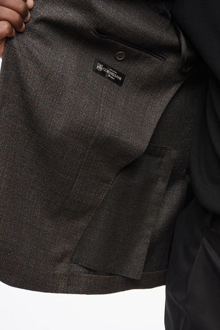 Blazer in Lana Vergine con Tasche ad Aletta