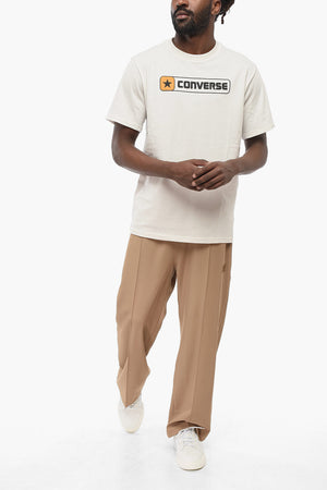 Crewneck Standard Fit T-Shirt with Printed Logo