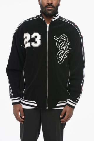 Embroidered NATURE LOVER Varsity Bomber
