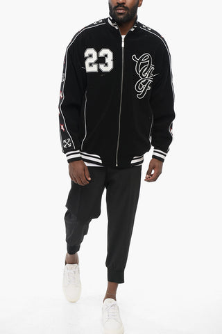 Embroidered NATURE LOVER Varsity Bomber
