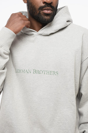 Cotton Hoodie LEHMAN BROTHERS with Two Pockets