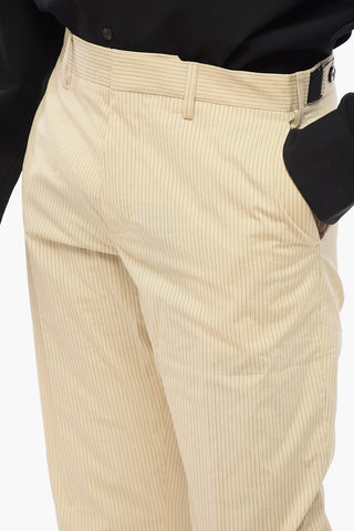 Pantaloni Chino PHILIP in Misto Cotone Gessato