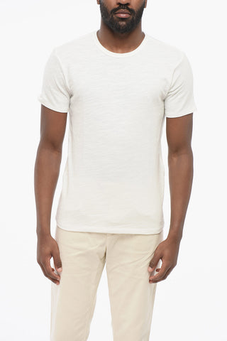 Crew Neck Monochrome Cotton T-Shirt