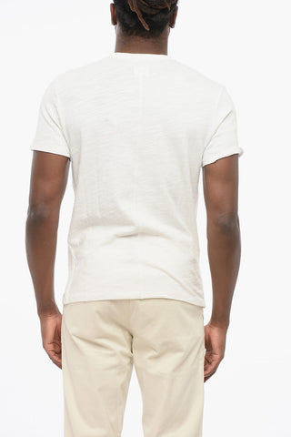Crew Neck Monochrome Cotton T-Shirt