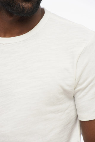Crew Neck Monochrome Cotton T-Shirt