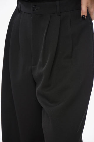 Pleated Wide Leg Pants
