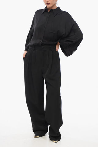 Pleated Wide Leg Pants
