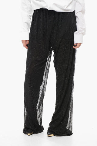 Palazzo-Hose mit Strass
