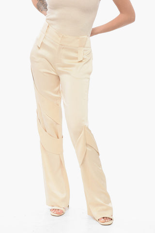 Satin Cargo Trousers