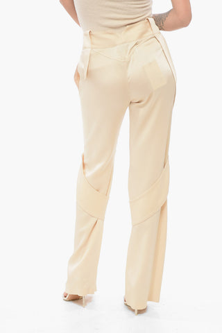 Satin Cargo Trousers