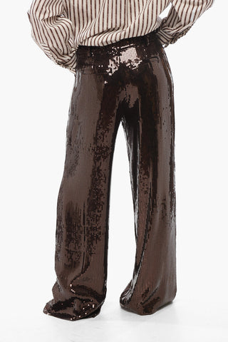 Sequined TRINITY Palazzo Pants