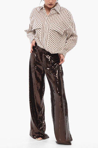 Sequined TRINITY Palazzo Pants