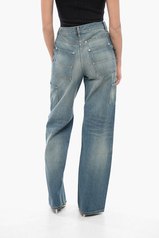 Straight Fit Delavè Cargo Denims 25cm