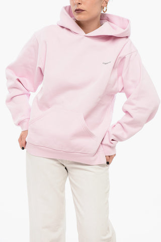 Hoodie aus angerauter Baumwolle mit Maxi-Tasche