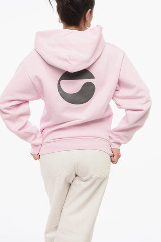 Hoodie aus angerauter Baumwolle mit Maxi-Tasche