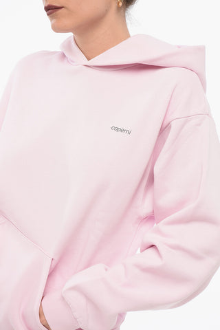 Hoodie aus angerauter Baumwolle mit Maxi-Tasche