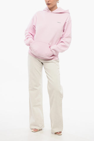 Hoodie aus angerauter Baumwolle mit Maxi-Tasche