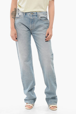 Light Washed Straight Fit Denims 19cm