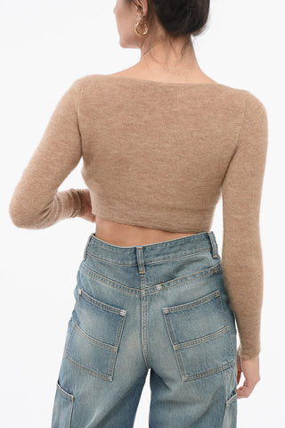 Cardigan Crop LE ALZOU in Lana Merino