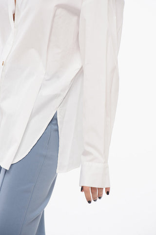 Camicia A Maniche Lunghe Con Pinces