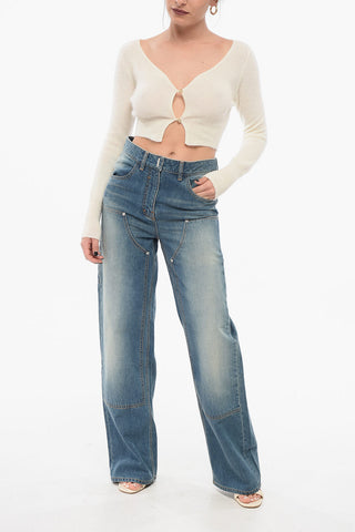 Merino LE ALZOU Cropped Cardigan