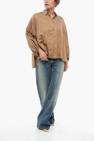 Linen Blend RODEO Shirt with Drawstring