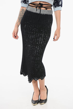 니트 펜슬 스커트 코드