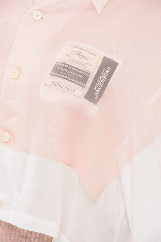 Cropped Blouse With Sheer Layer