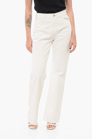 Bootcut-Jeans Mit Hoher Taille 24cm
