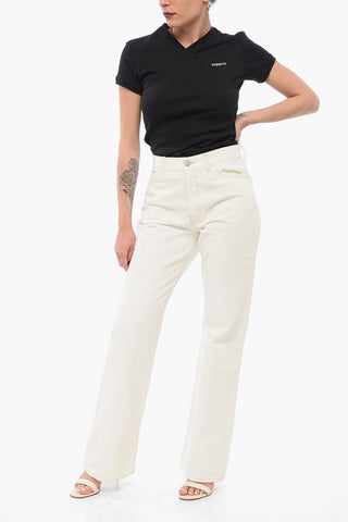 Bootcut-Jeans Mit Hoher Taille 24cm