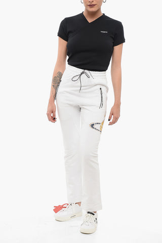 Cotton TIME MACHINE Sweatpants with Zipped Pockets