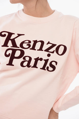 Crew Neck VERDY Sweatshirt with Flocked Logo