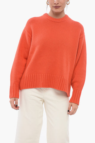 Crew Neck Pure Cashmere Pullover