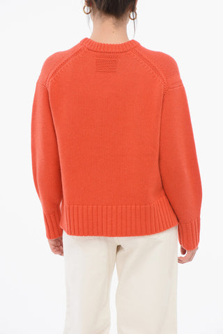 Crew Neck Pure Cashmere Pullover