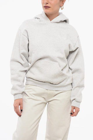 Fleeced Cotton Hoodie with Cangaroo Pocket