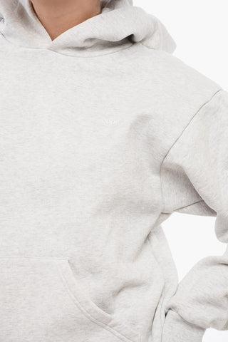 Fleeced Cotton Hoodie with Cangaroo Pocket