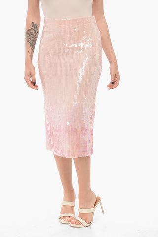Sequined Pencil Skirt